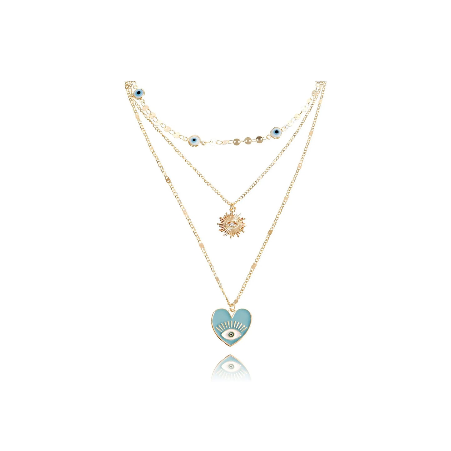Evil Eye Multi-Layer Necklace