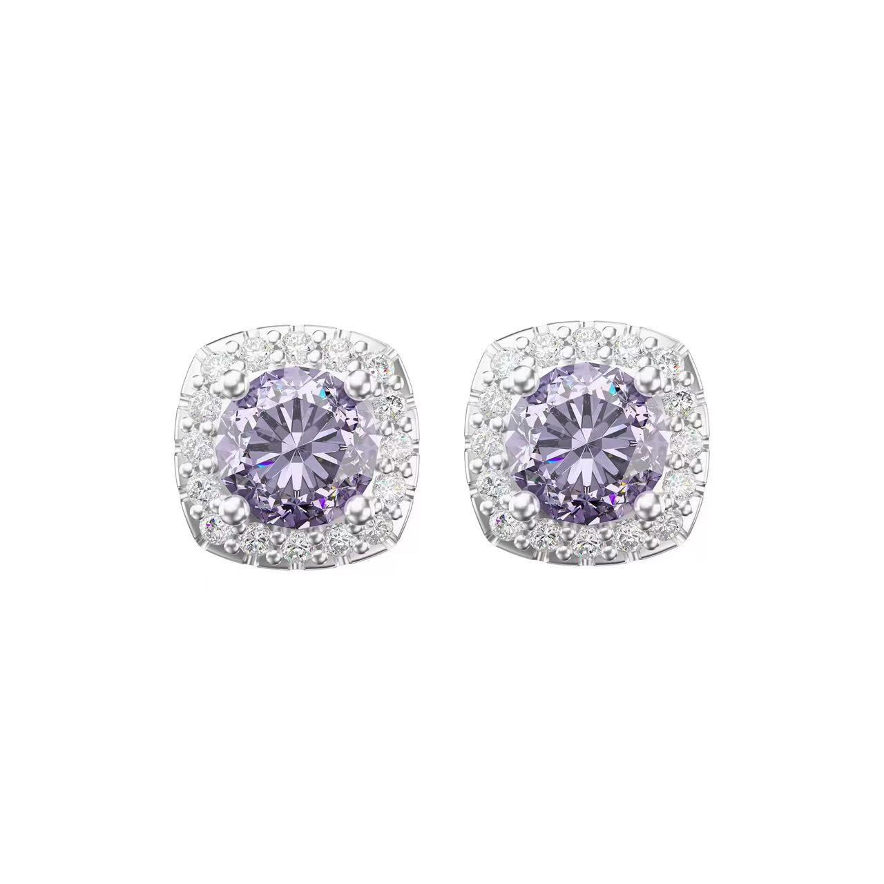 Silver Ice Sugar Earrings