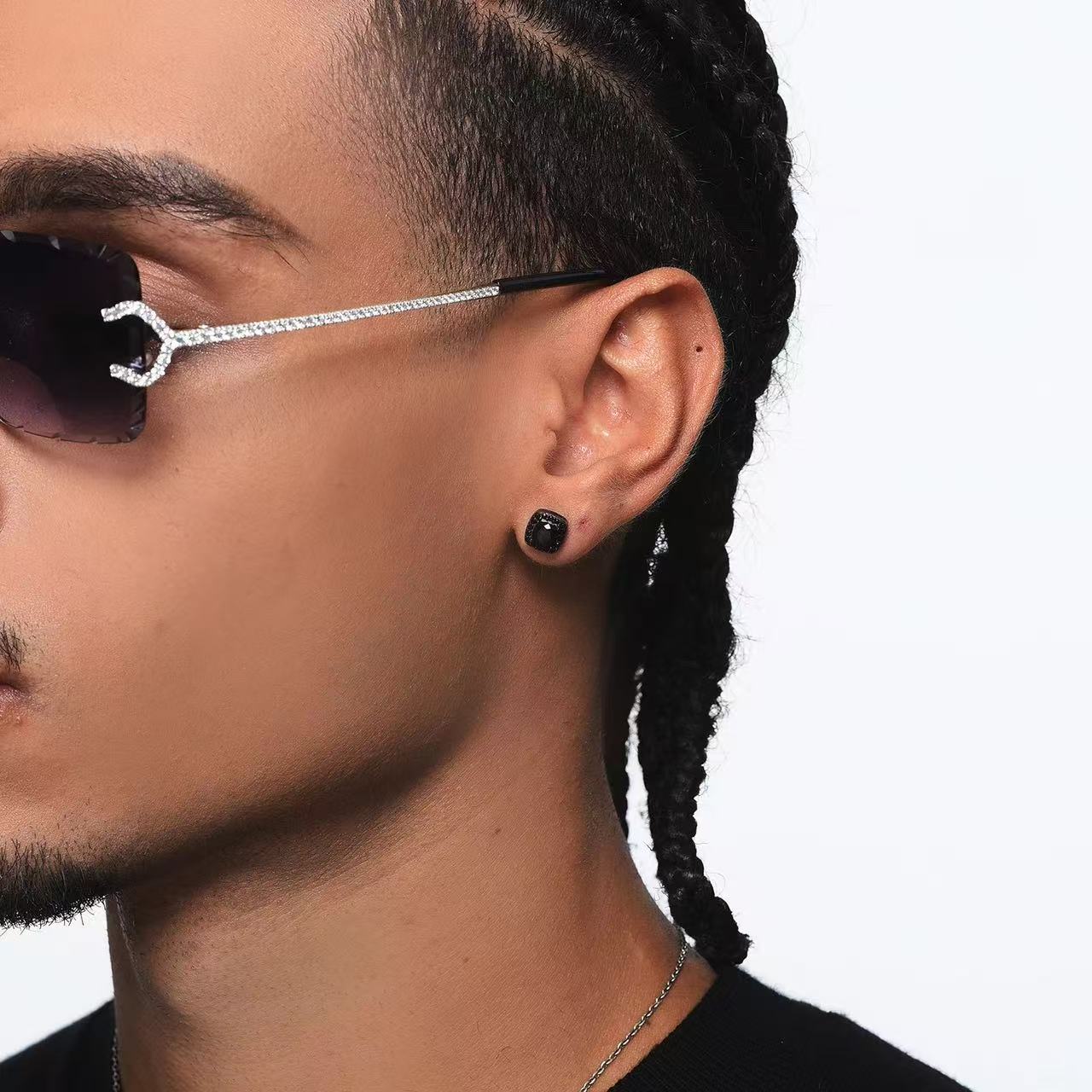 Silver Ice Sugar Earrings