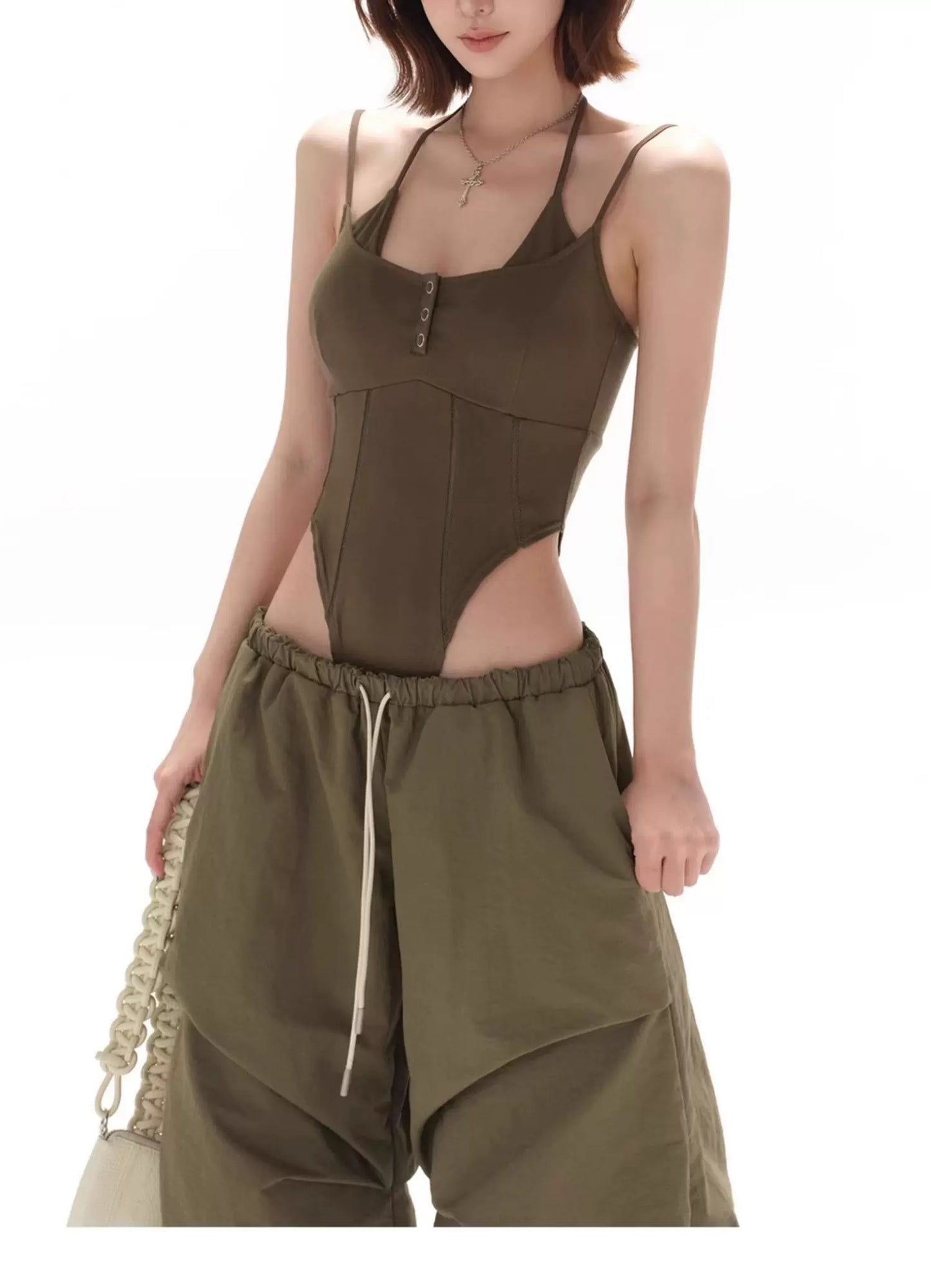 Women's Two-Piece Loose Fit Retro Set