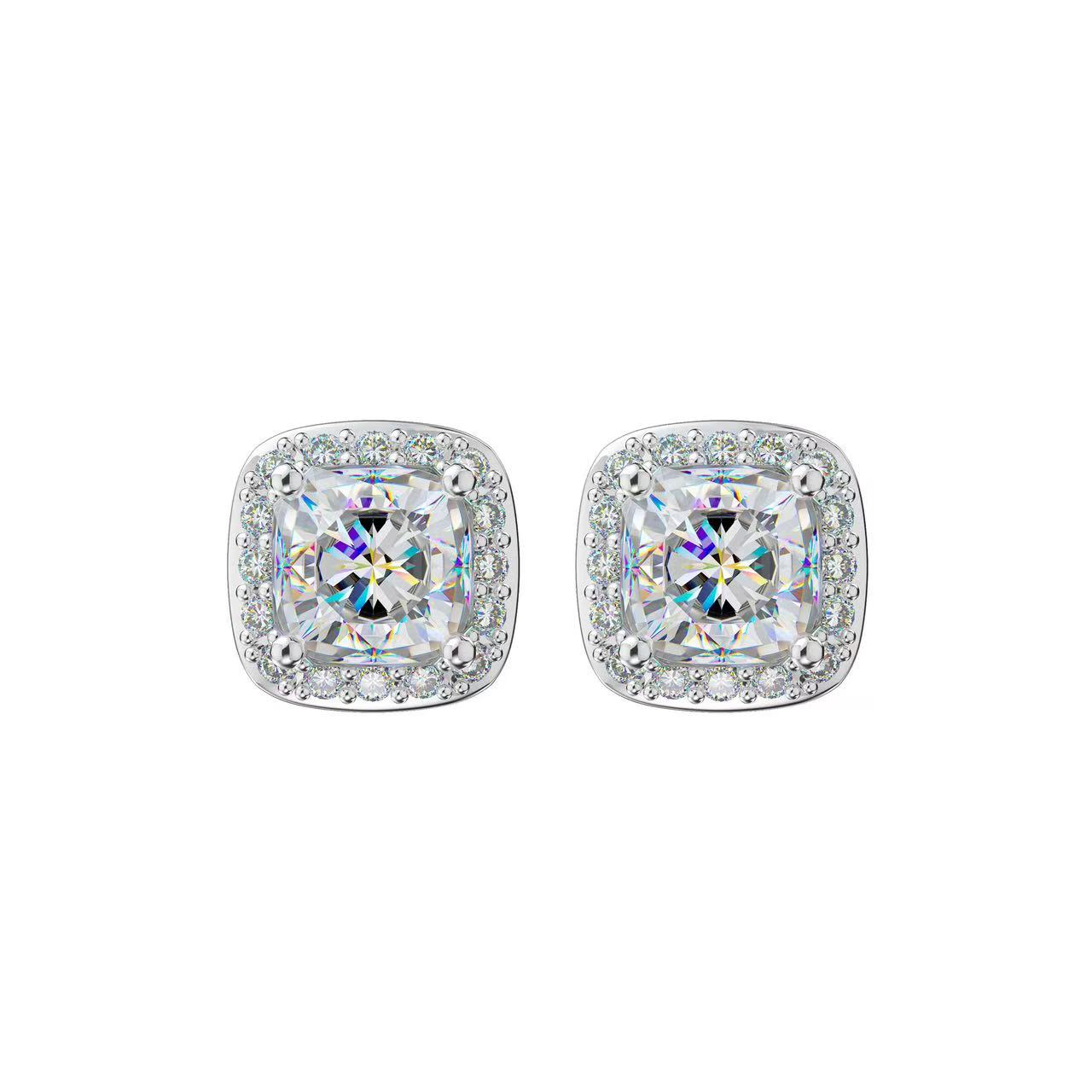 Silver Ice Sugar Earrings