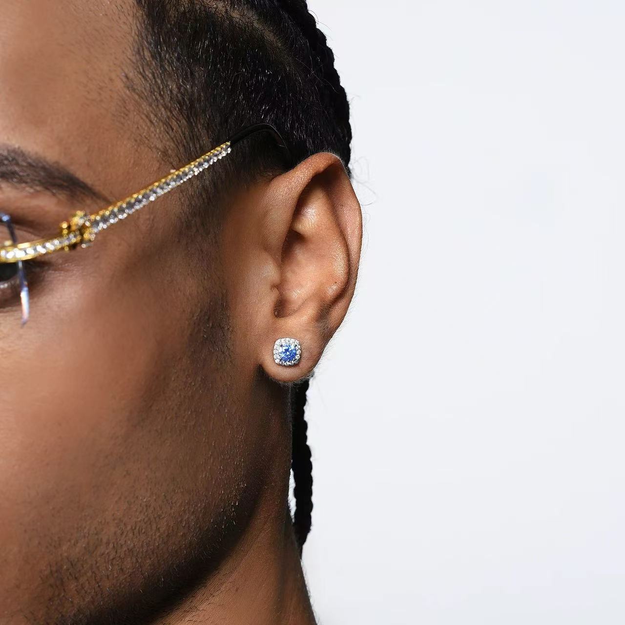 Silver Ice Sugar Earrings