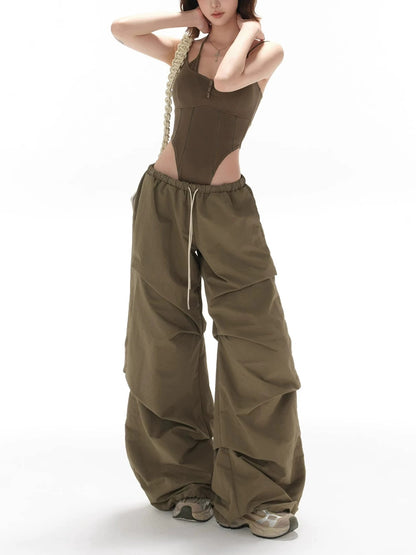 Women's Two-Piece Loose Fit Retro Set