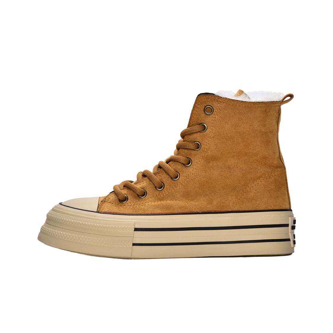 MISTERY High-Top Winter Canvas Sneaker