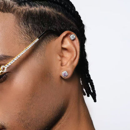 Silver Ice Sugar Earrings