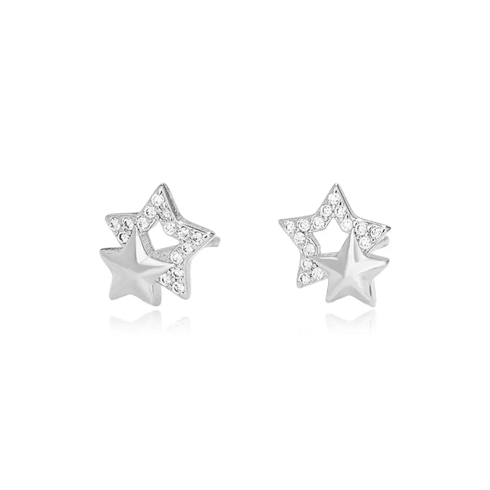 Twin Star Earrings