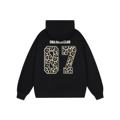 Una Reta Leopard Hoodie