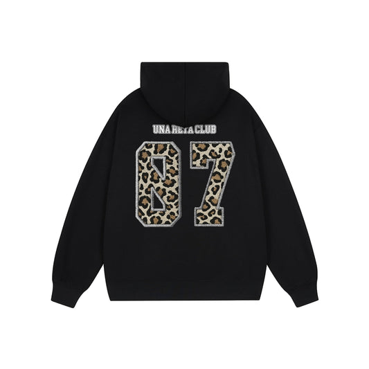 Una Reta Leopard Hoodie