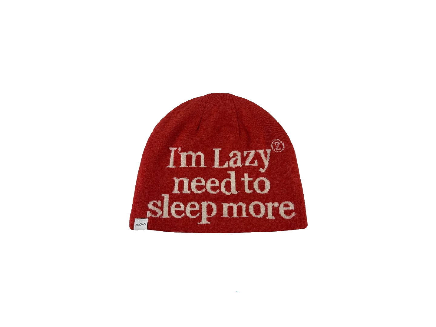 “I’m Lazy Need to Sleep More” Knit Beanie