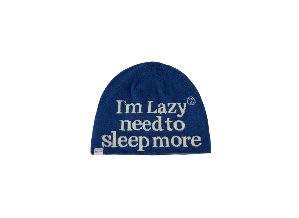 “I’m Lazy Need to Sleep More” Knit Beanie