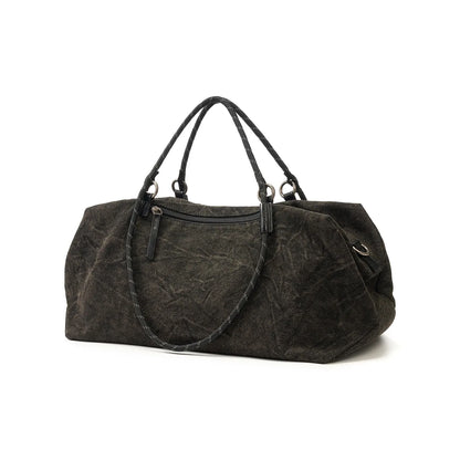 Vintage Canvas Travel Tote Bag
