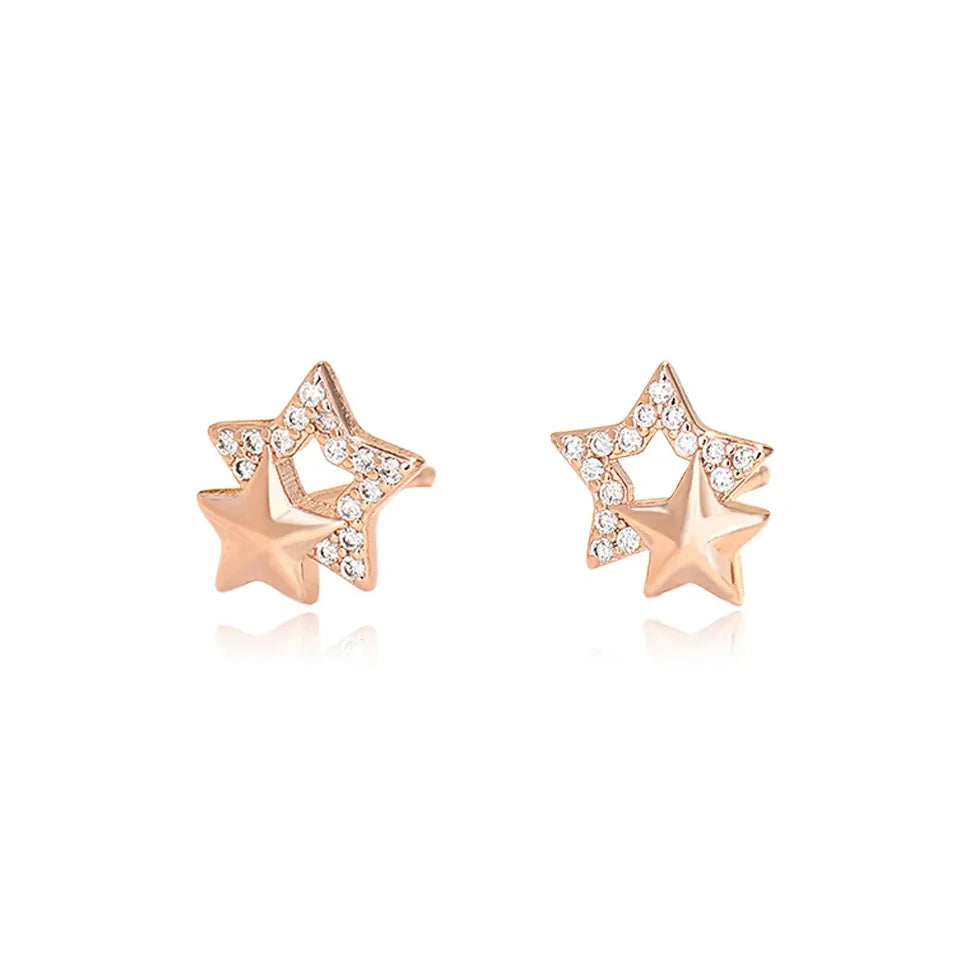 Twin Star Earrings