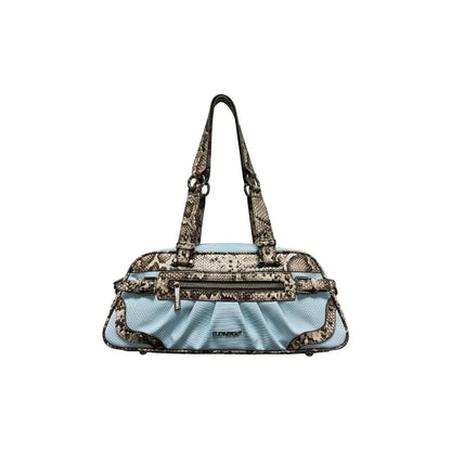 Snake Pattern Shoulder Bag
