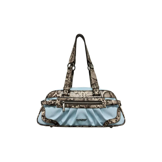Snake Pattern Shoulder Bag